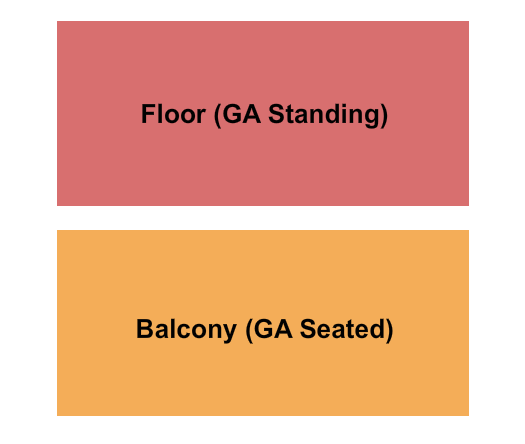 Phoenix Concert Theatre Floor/Balcony Seating Chart