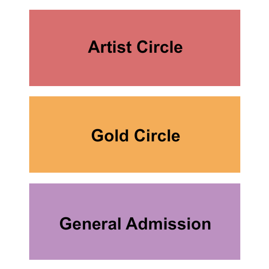 Moody Music Building GA/Artist/Gold Seating Chart