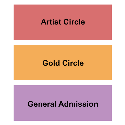 Marshall Performing Arts Center GA/Artist/Gold Seating Chart