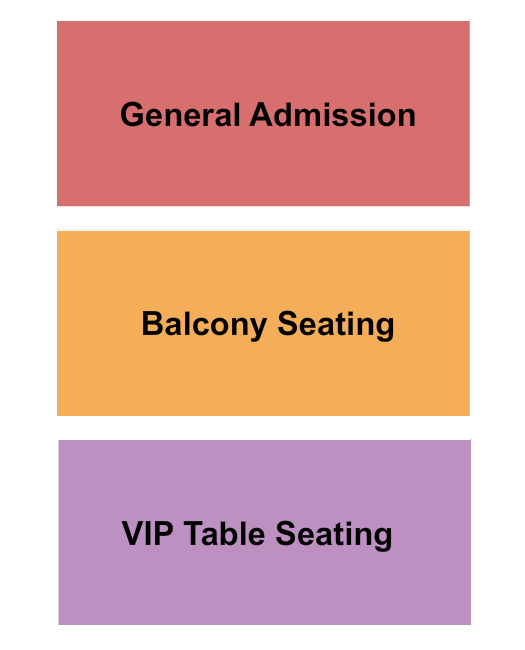 Old Barn Theatre GA/Balc Seated/VIP Table Seating Chart