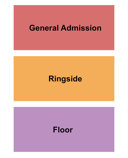 Digby Area Recreation Facility GA/Floor/Ringside Seating Chart