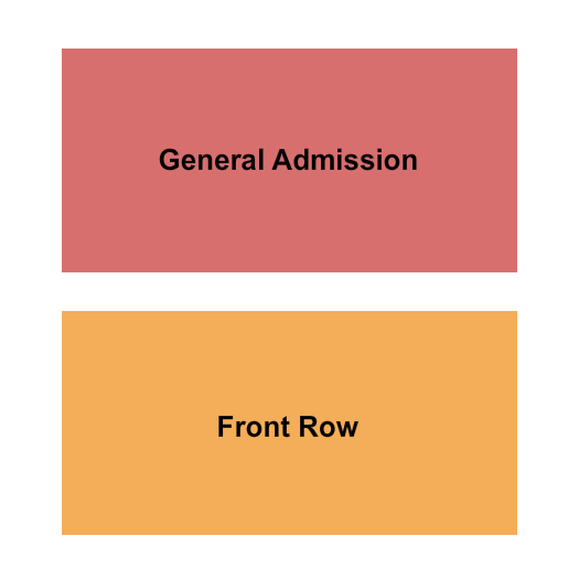 Turner Hall Ballroom GA/Front Row Seating Chart