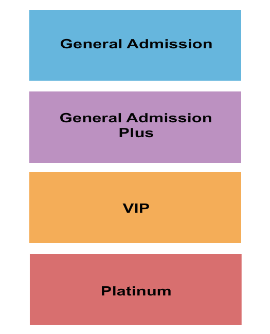 ACL Live At The Moody Theater GA/GA Plus/VIP/Platinum Seating Chart
