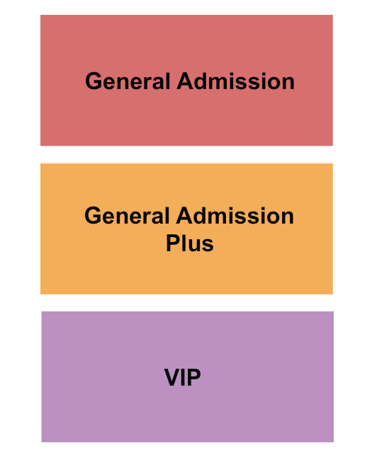 Summer Concert Stage at Island Waterpark - Showboat Resort GA/GA Plus/ VIP Seating Chart