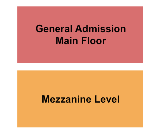 The Machine Shop - ON GA / Mezz Seating Chart