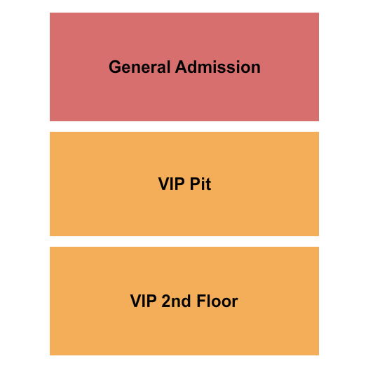 Terminal 5 GA/Pit/VIP Seating Chart