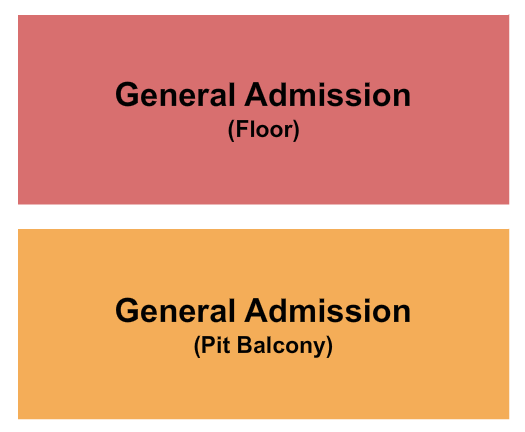 South Dakota Military Heritage Alliance Center GA/Pit Seating Chart