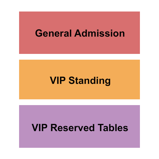 The Lumberyard Canyon GA/Standing/Table Seating Chart