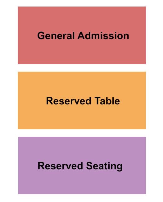 Champion Convention Center GA/Table/Reserved Seating Chart