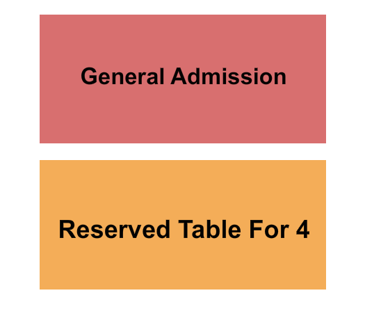 Harvester Performance Center GA/Table Seating Chart