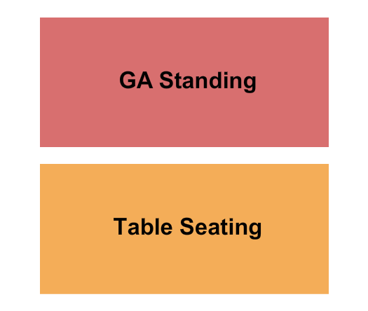 Hobart Art Theater GA/Table Seating Chart