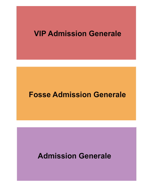 Parc Jean-Drapeau GA/VIP/Fosse Seating Chart