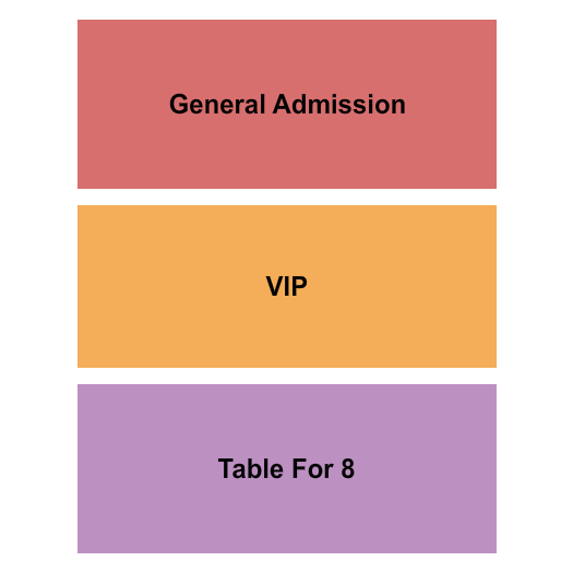 Crafthouse Stage & Grill Seating Chart