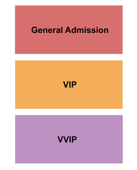 Terminal 5 GA/VIP/VVIP Seating Chart