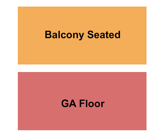 McNear's Mystic Theatre GA Floor/Balcony Seated Seating Chart