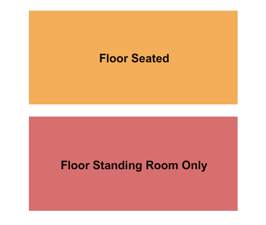 Tower Theatre - OK GA Floor Seated/Standing Seating Chart
