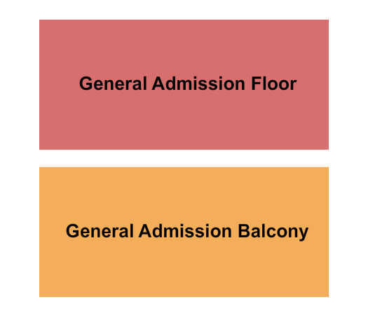 House of Independents GA Floor & Balcony Seating Chart