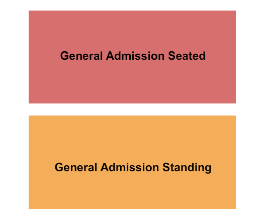 Vogue Theatre - IN GA Seated/Standing Seating Chart