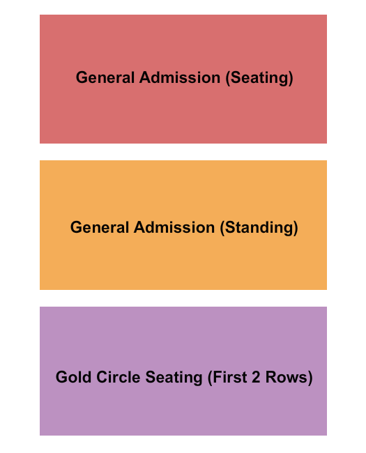 Spanish Ballroom at McMenamins Elks Temple GA Seated/Standing & GC Seating Chart