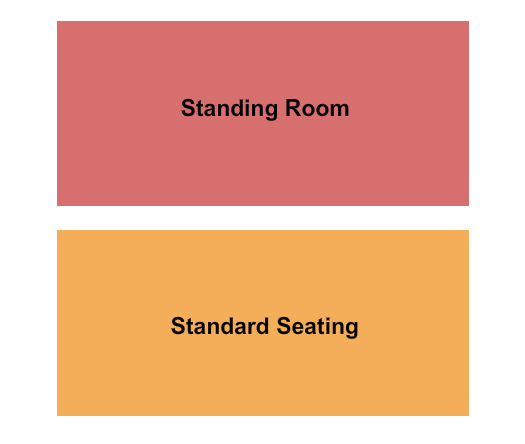 The Starlet Room GA Seating & SRO Seating Chart