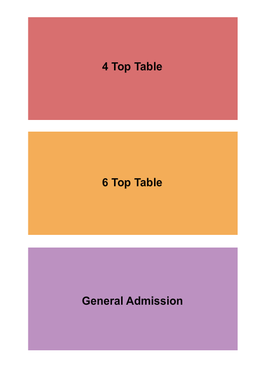 The Barn at The Frio GA & Tables Seating Chart
