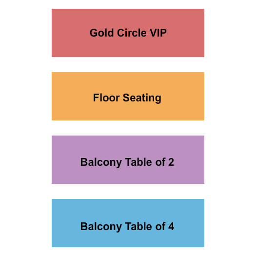 Majestic Life Church Gold Circle/Floor/Balc Seating Chart