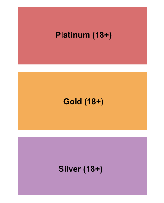Canoe Place Inn Platinum/Gold/SIlver Seating Chart