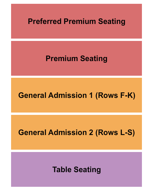 Oaks Theater Seating Chart