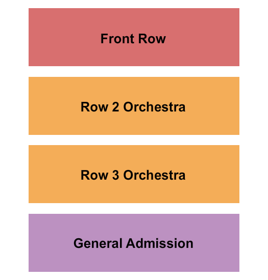 Find your seats with this The Waldo Theatre Seating Chart