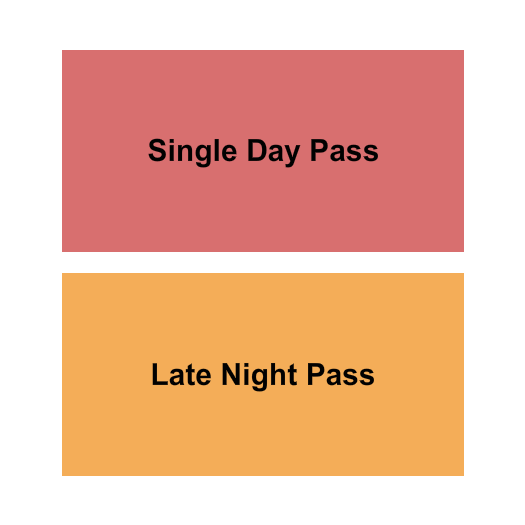 Pearl Street Mall Single Day/Late Night Seating Chart