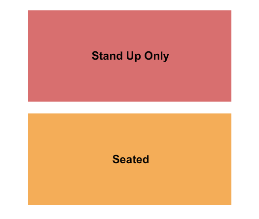 Clayoquot Sound Theatre Standing/Seated Seating Chart