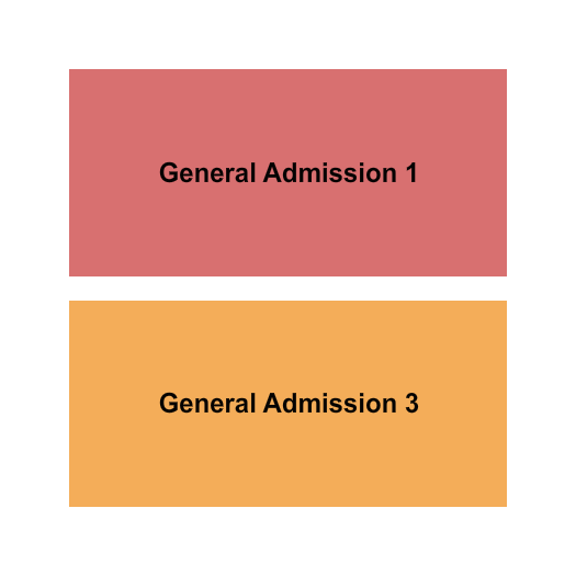 Union Hall - Edmonton Tiered GA Seating Chart