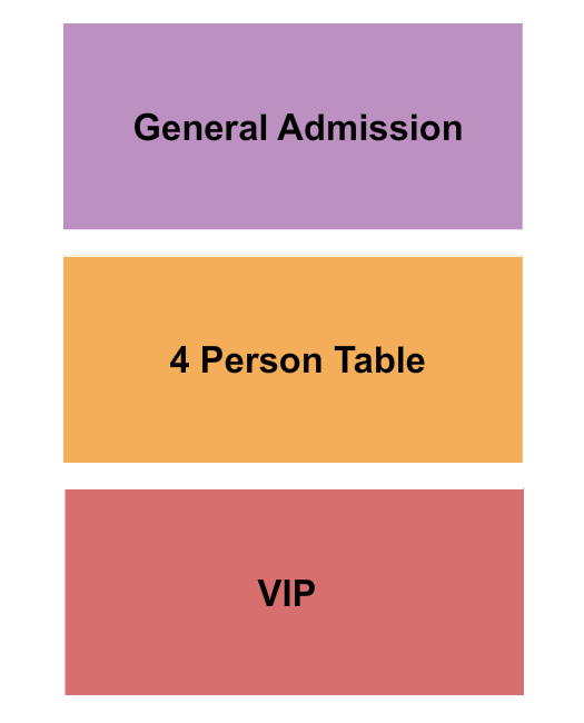 Hobart Art Theater VIP-Table-GA Seating Chart
