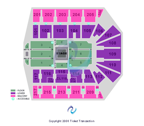 American Bank Center Center Stage Seating Chart