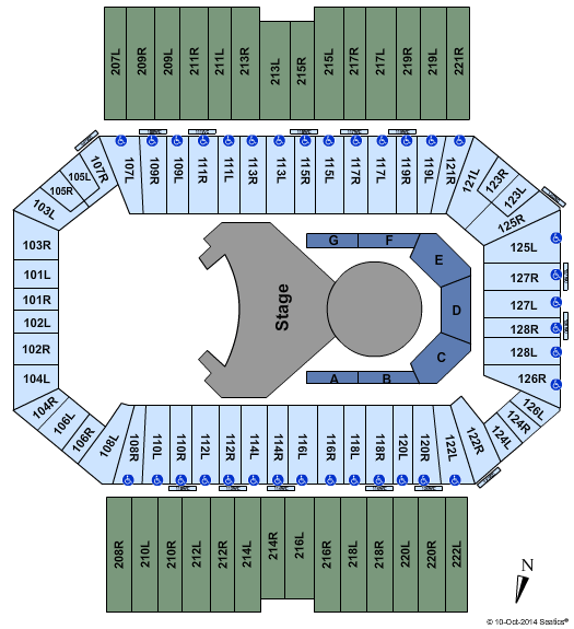 George M Sullivan Sports Arena Cirque Dralion Seating Chart