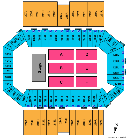 George M Sullivan Sports Arena Kevin Hart Seating Chart