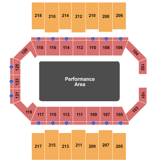 George M Sullivan Sports Arena Monster Trucks Seating Chart