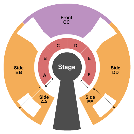 George Seuffert Bandshell at Forest Park Flip Circus Seating Chart