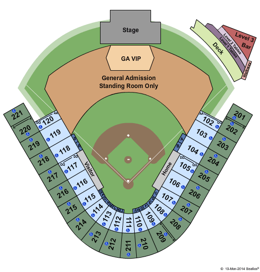 George M. Steinbrenner Field Linkin Park Seating Chart