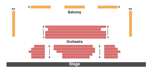 George Street Playhouse End Stage Seating Chart