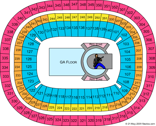 Georgia Dome U2 Seating Chart