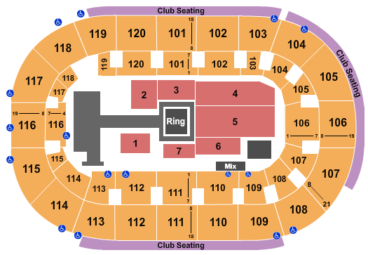 Hertz Arena AEW Seating Chart