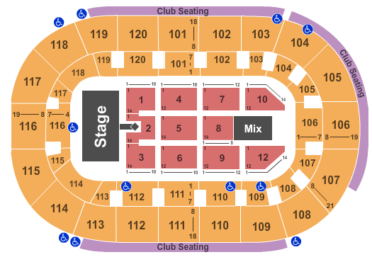 Hertz Arena Barry Manilow Seating Chart