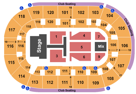 Hertz Arena Chris Tomlin Seating Chart