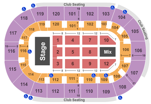 Hertz Arena Elton John Seating Chart