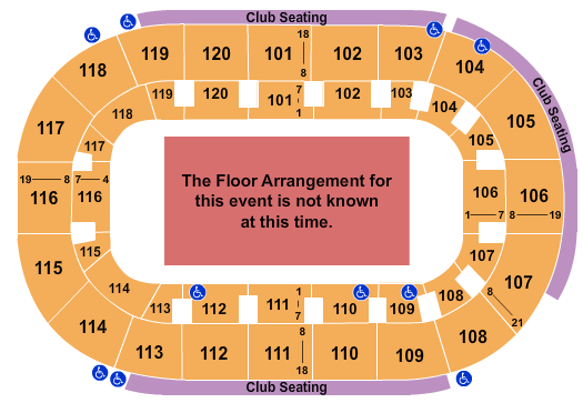 Hertz Arena Generic Floor Seating Chart