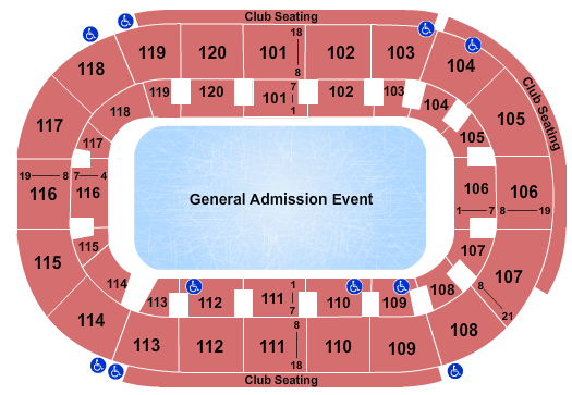 Hertz Arena ICE GA Seating Chart