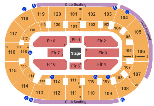 Hertz Arena Jim Gaffigan Seating Chart