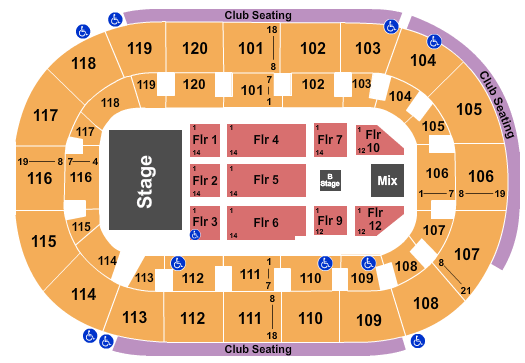 Hertz Arena Little Big Town Seating Chart