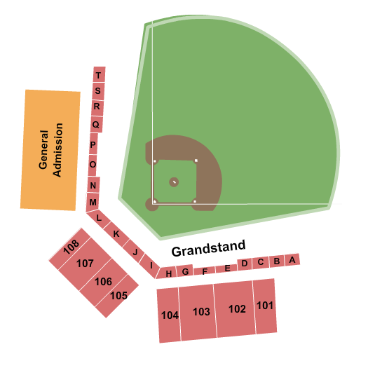 Gesa Stadium Baseball Seating Chart